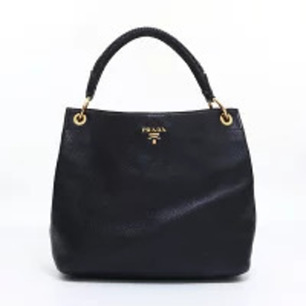 Prada Hobo Black Tote One Shoulder Bag